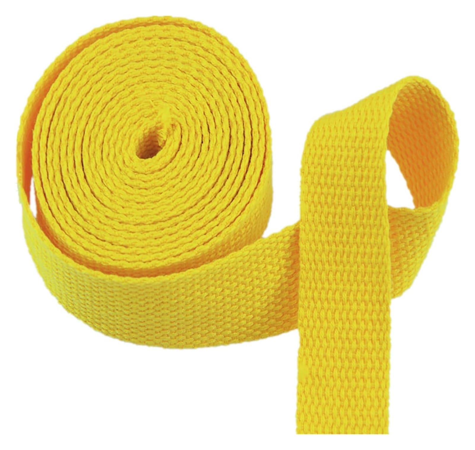 Nylon schweres Band Baumwollgurtband for Taschengurte, 25 mm, Dicke 1,3 mm, Länge 5, 10 oder 20 Yards(Yellow,25MM x 10Yards) von NIUSABOU