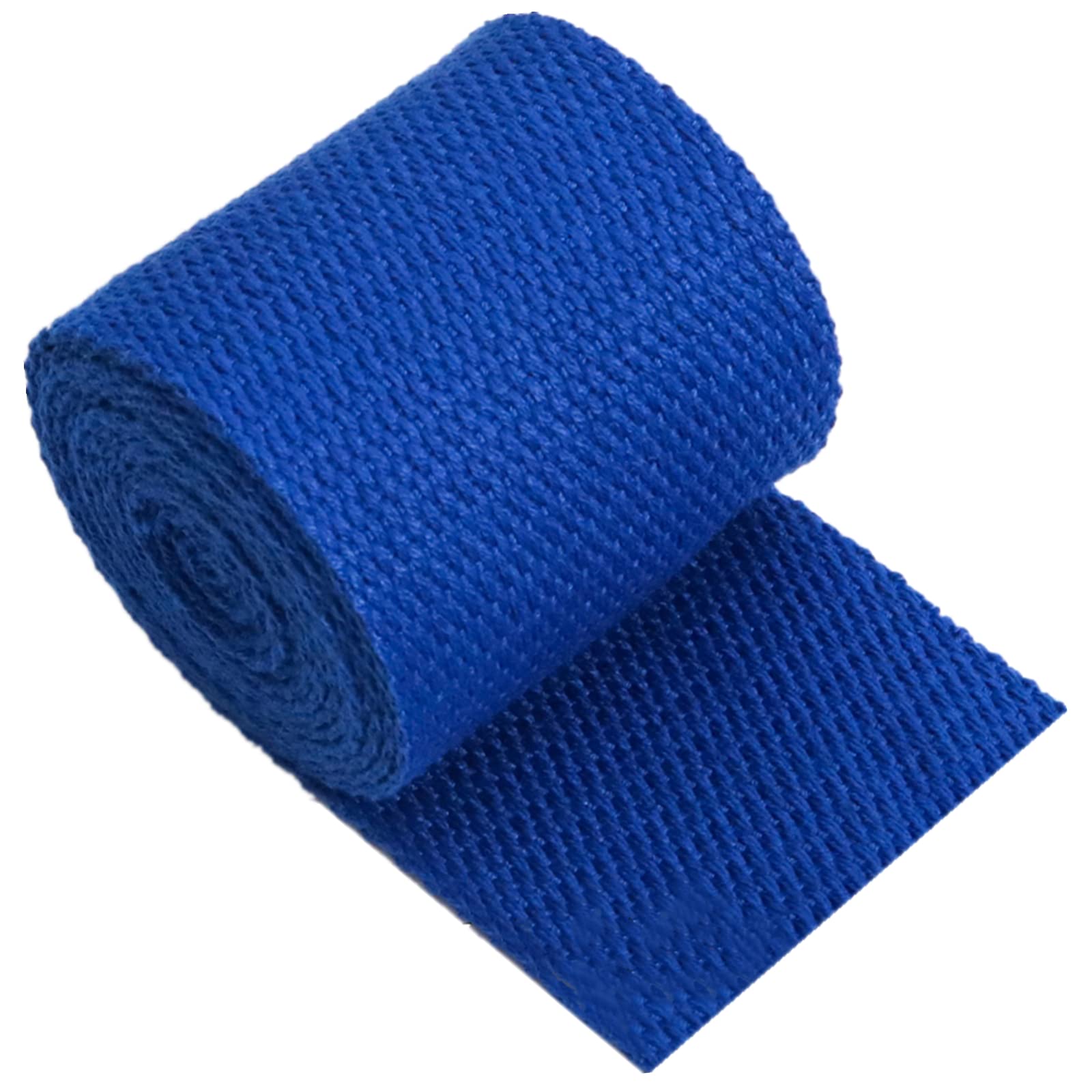 Nylon schweres Band Canvas-Baumwoll-Gurtband, 20 mm, Klebeband, Polsterung, Rucksack, Gepäck, Umreifung, DIY-Handwerk, 5/10/20 Yards Länge(Blue,20MM x 10Yard) von NIUSABOU