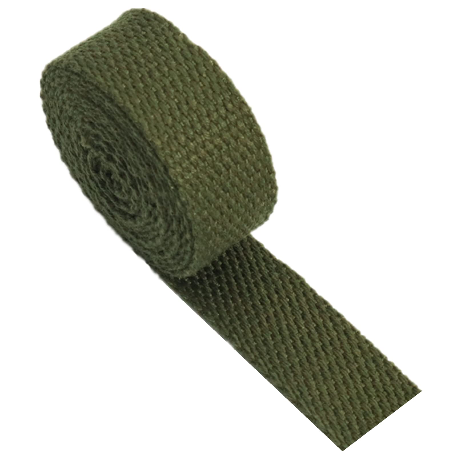 Nylon schweres Band Gurtband, Baumwoll-Polstergurtband for Taschengurte, Rucksack-Rucksack-Gepäck-Frachtumreifungsgürtel(ArmyGreen,38MM x 10Yards) von NIUSABOU