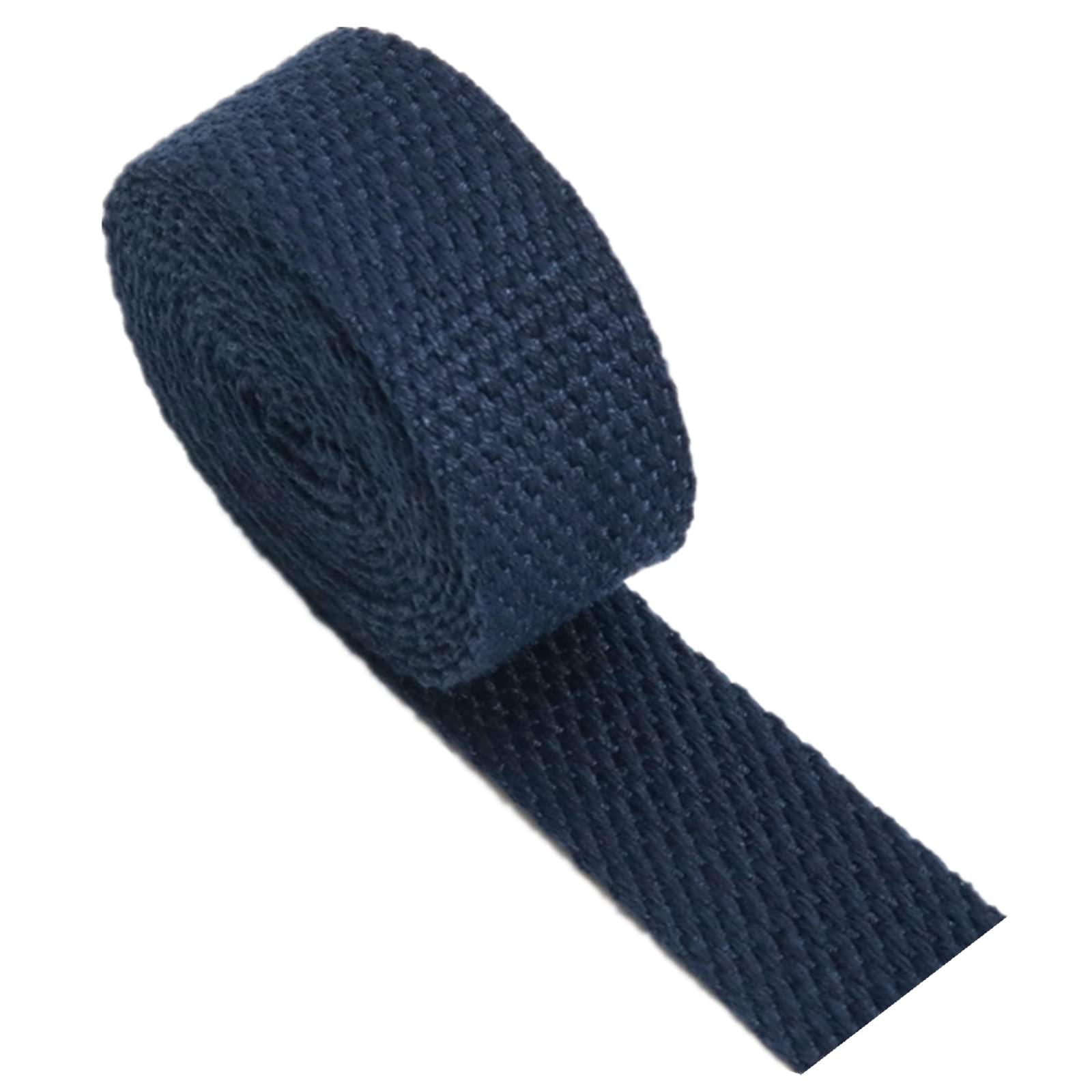 Nylon schweres Band Gurtband, Baumwoll-Polstergurtband for Taschengurte, Rucksack-Rucksack-Gepäck-Frachtumreifungsgürtel(NavyBlue,50MM x 10Yards) von NIUSABOU