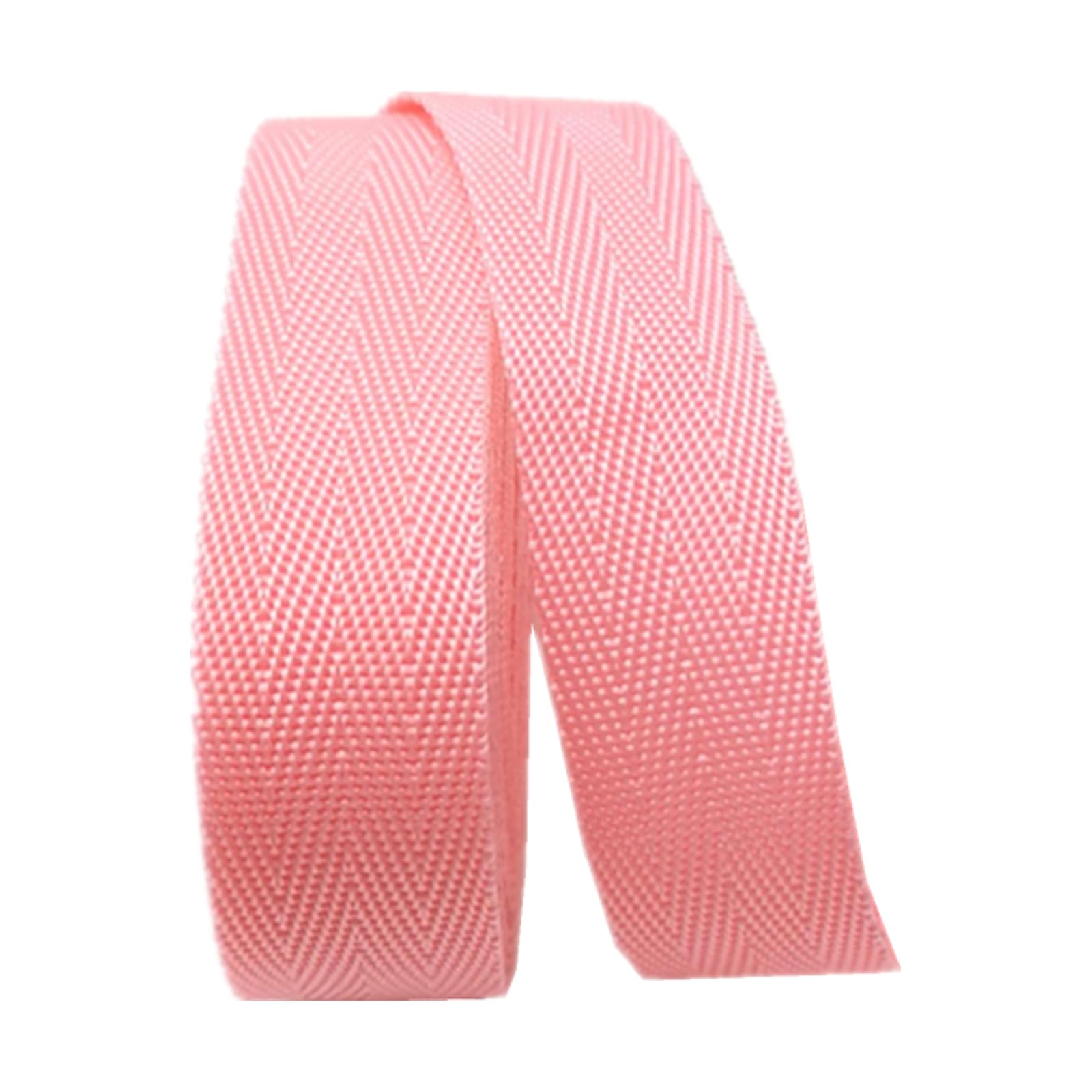 Nylon schweres Band Gurtband 25 mm, Polypropylen-Gurtband for Taschengurte(Pink,25MM x 10 Yards) von NIUSABOU