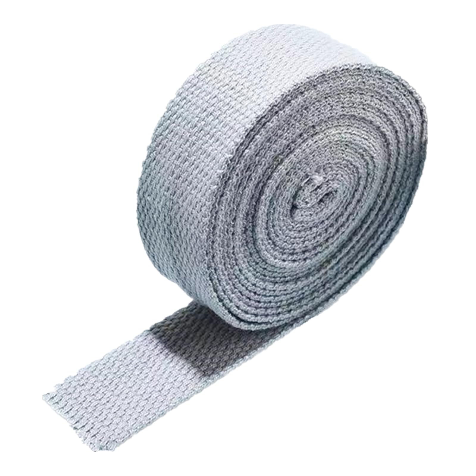 Nylon schweres Band Gurtband 25MM, 1 Zoll Baumwollgurtband for Taschengurt, Taschengriffe, Tragetaschengurtband, Herstellung von Outdoor-Zubehör, dick 1,3 mm(Light Grey,20 Yard) von NIUSABOU