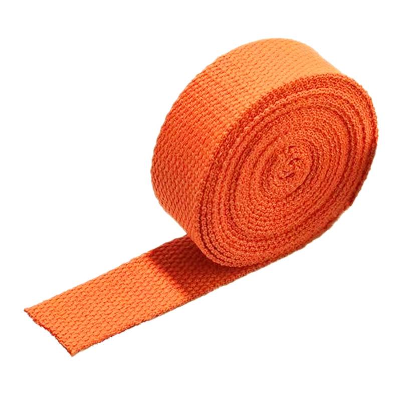 Nylon schweres Band Gurtband 25MM, 1 Zoll Baumwollgurtband for Taschengurt, Taschengriffe, Tragetaschengurtband, Herstellung von Outdoor-Zubehör, dick 1,3 mm(Orange,20 Yard) von NIUSABOU