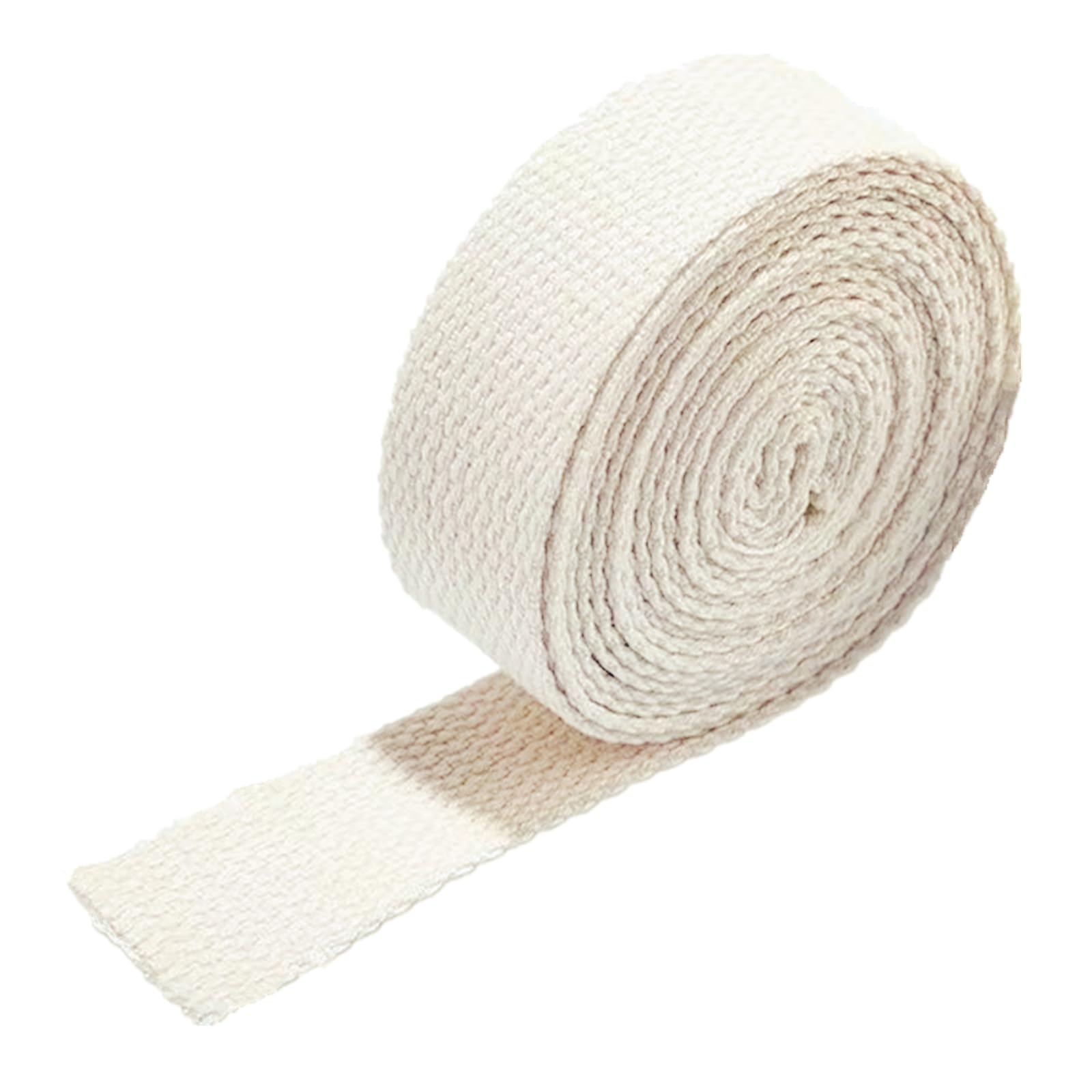 Nylon schweres Band Gurtband 38 mm, 1,5 Zoll Baumwollgurtband for Taschengurt, Taschengriffe, Tragetaschengurtband, Herstellung von Outdoor-Zubehör, dick 1,3 mm(Beige,20 Yard) von NIUSABOU