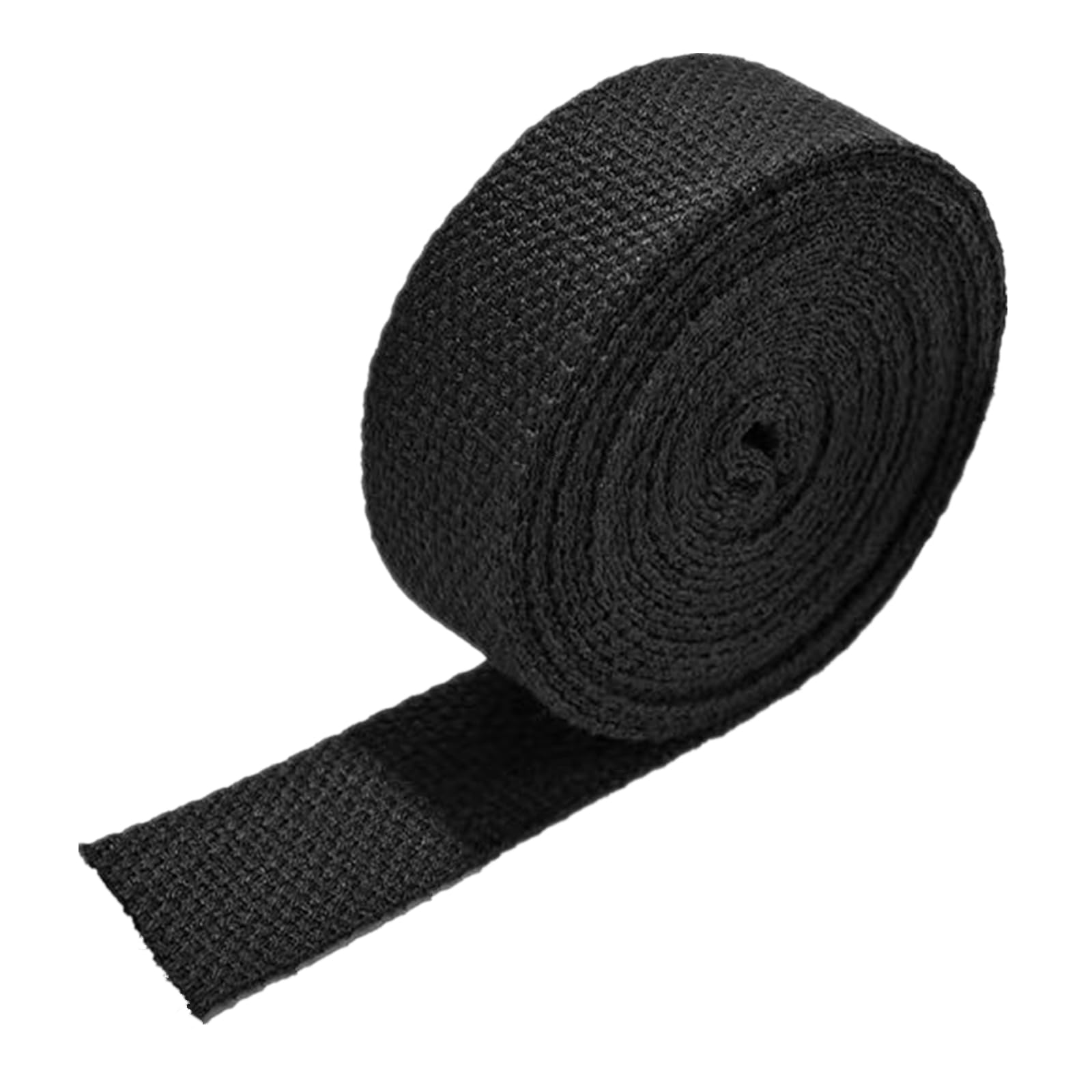 Nylon schweres Band Gurtband 38 mm, 1,5 Zoll Baumwollgurtband for Taschengurt, Taschengriffe, Tragetaschengurtband, Herstellung von Outdoor-Zubehör, dick 1,3 mm(Black,20 Yard) von NIUSABOU