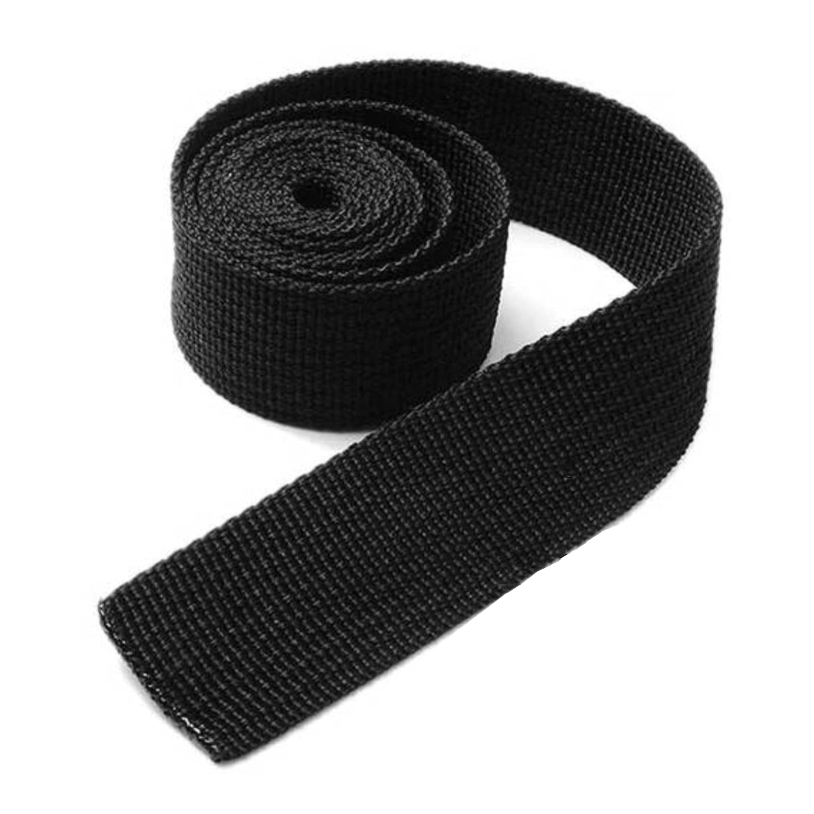 Nylon schweres Band Strapazierfähiges Polypropylen-Gurtband – Gurtband for Taschen – Hundehalsband, Geschirr, Outdoor-Rucksack-Teile, 9,1 m/Lot(Black,20mm) von NIUSABOU