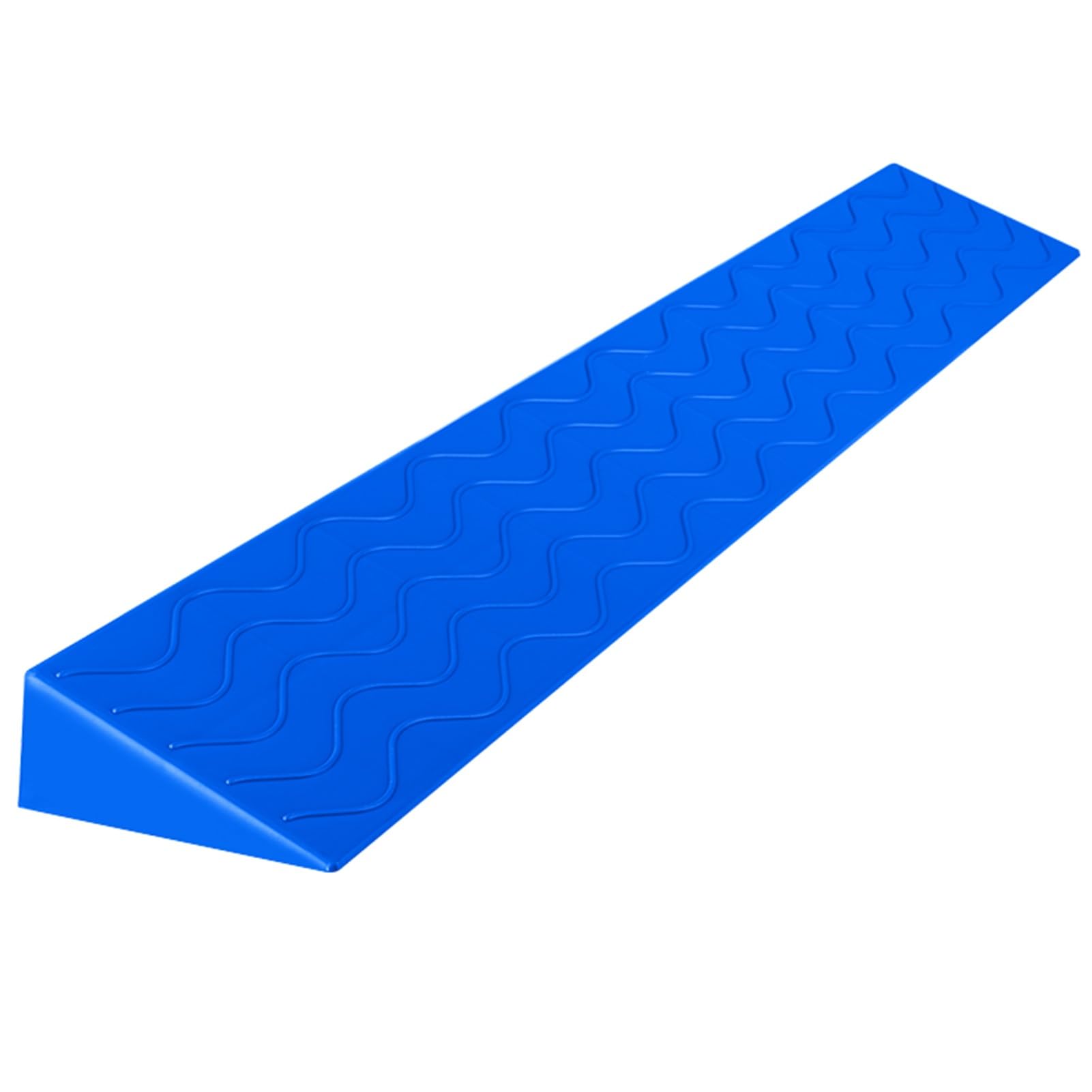 Rollstuhl Schwelle Übergang Kunststoff-Schwellenrampe, Rollstuhlrampe for den Innen- und Außenbereich, Badezimmer, Garage und Supermarkteingang(Blue,100x12x5cm) von NIUSABOU