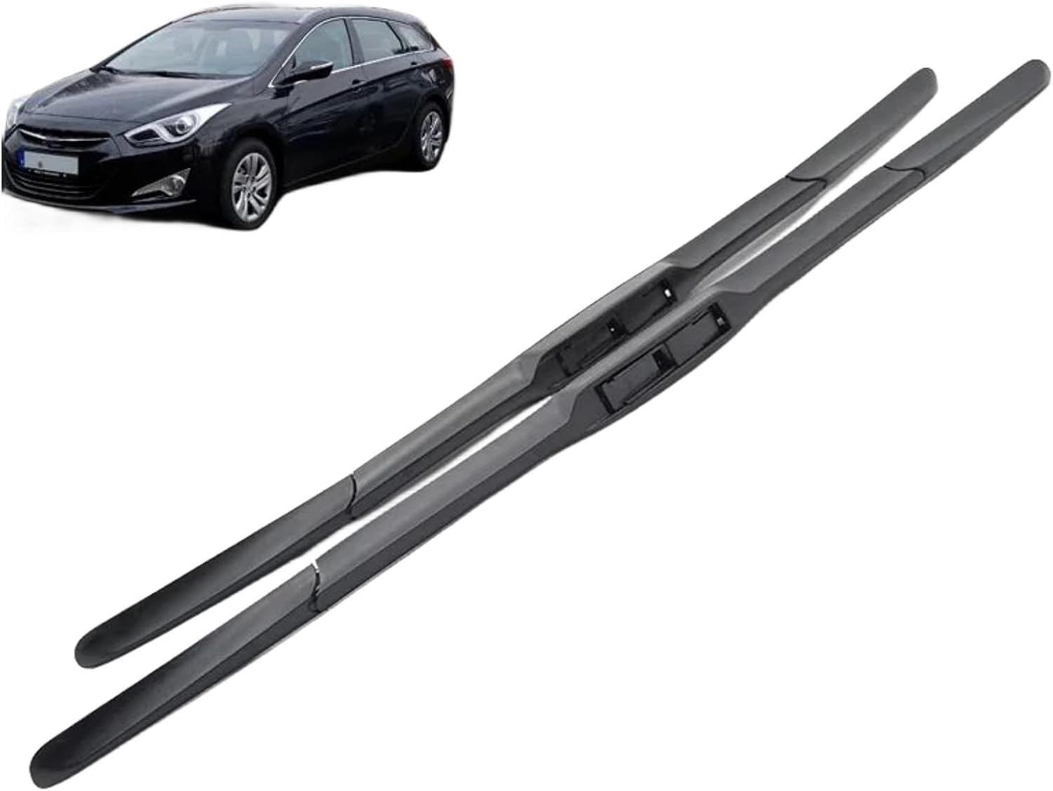 Scheibenwischer Für Hyundai I40 2011-2019 26"+16", Vorne Hinten Wischer Klingen Set Bürsten Fenster Windschutzscheibe Zubehör von NIVQH