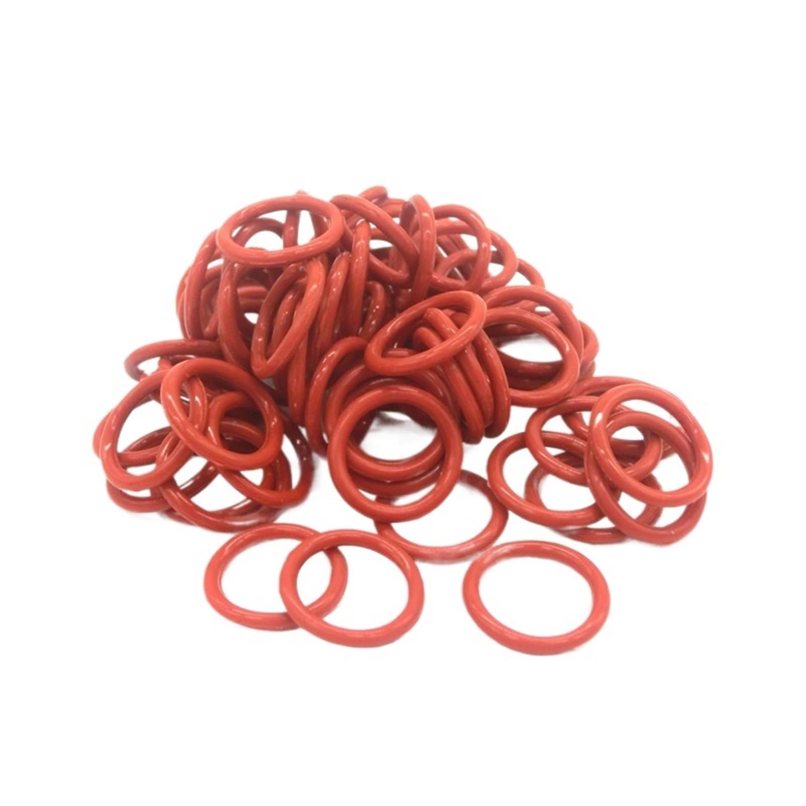 50 Stück O-Ring-Dichtung 3,5 mm CS rote Silikon-O-Ring-Dichtung Außendurchmesser 12 mm–40 mm gute Elastizität VMQ O-Typ-Ring-Dichtungen Dichtung Gromment(27x20x3.5mm) von NIWPPKIMX