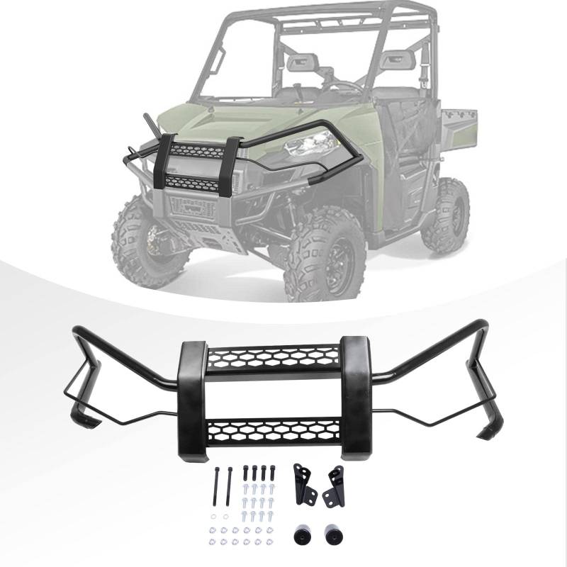 NIXFACE Ranger Frontbürstenschutz, Stoßstange, passend für Polaris Ranger 570/XP 900/1000 Crew, ersetzt OEM 2878839 von NIXFACE