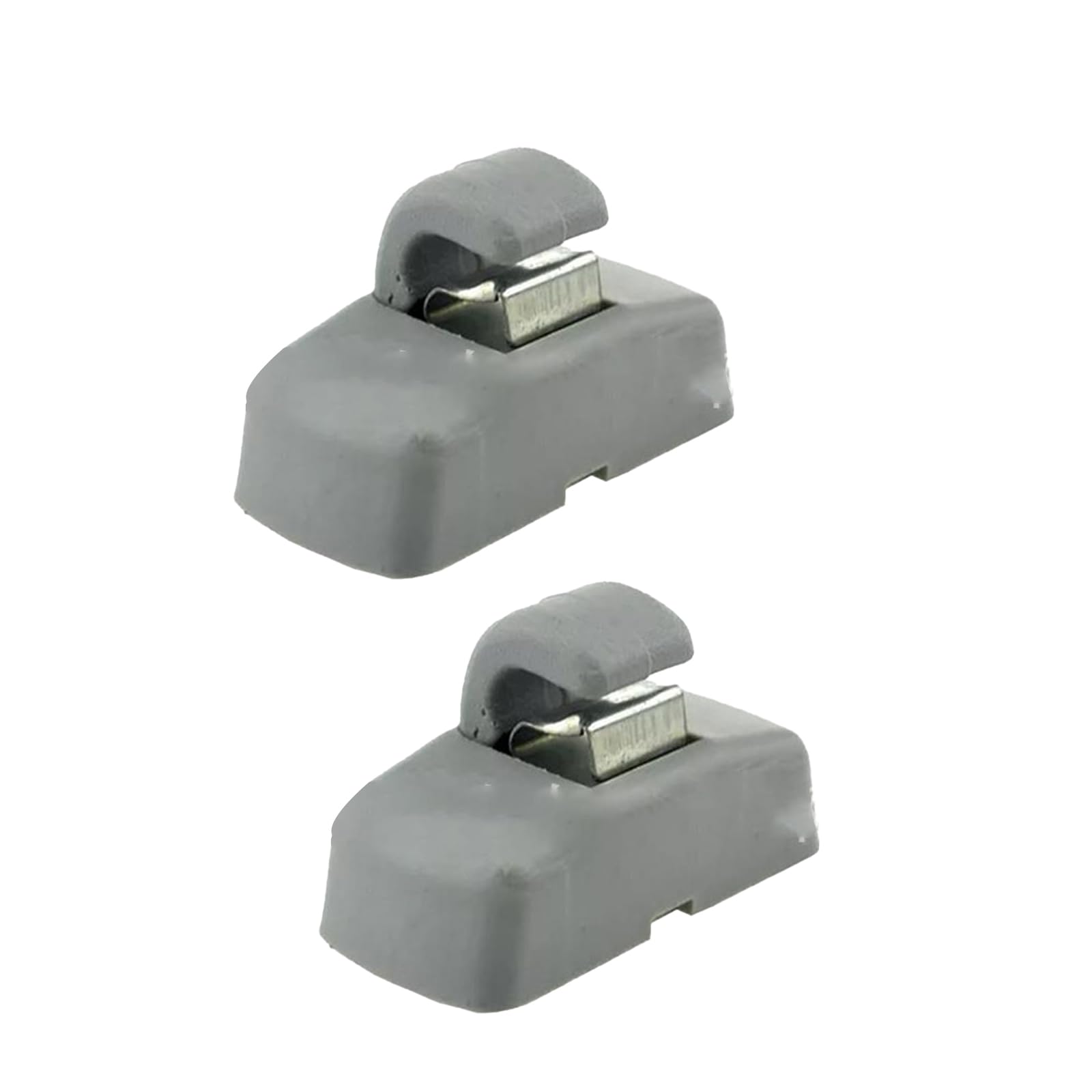 2 Stück Sonnenblenden-Haken-Halterung für Volkswagen Jetta Passat Golf, 2 Stück Sonnenblenden-Haken-Clip Halterung 3B0857561 3B0857561B, Sonnenblenden-Haken-Clip, Sonnenblenden-Haken-Halterung (grau) von NIYATA