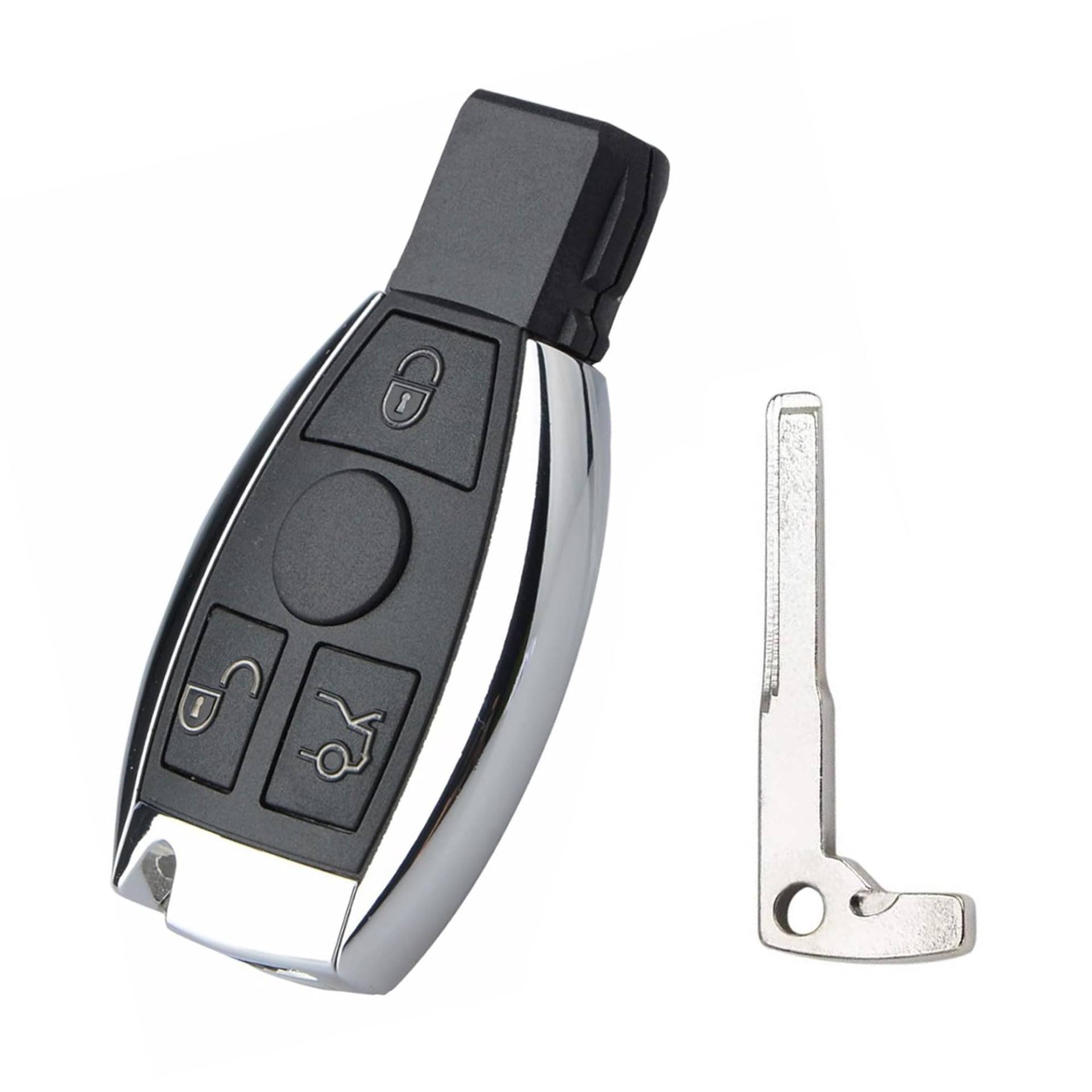 3 Tasten Smart Key Fernbedienung Gehäuse für Benz A B C E S Klasse W203 W204 W205 W210 W211 W212 W221 W222 Schlüsselgehäuse Fernbedienung von NIYATA