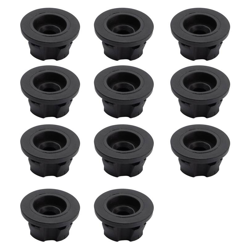 10 PCS Befestigungselement Gummi Motorabdeckung, Befestigungselement Motorabdeckung, Motorabdeckungstüllen für CLS GLK ML SLK Sprinter Valente Viano Vito, 6420940785, Schwarz von NIYATA