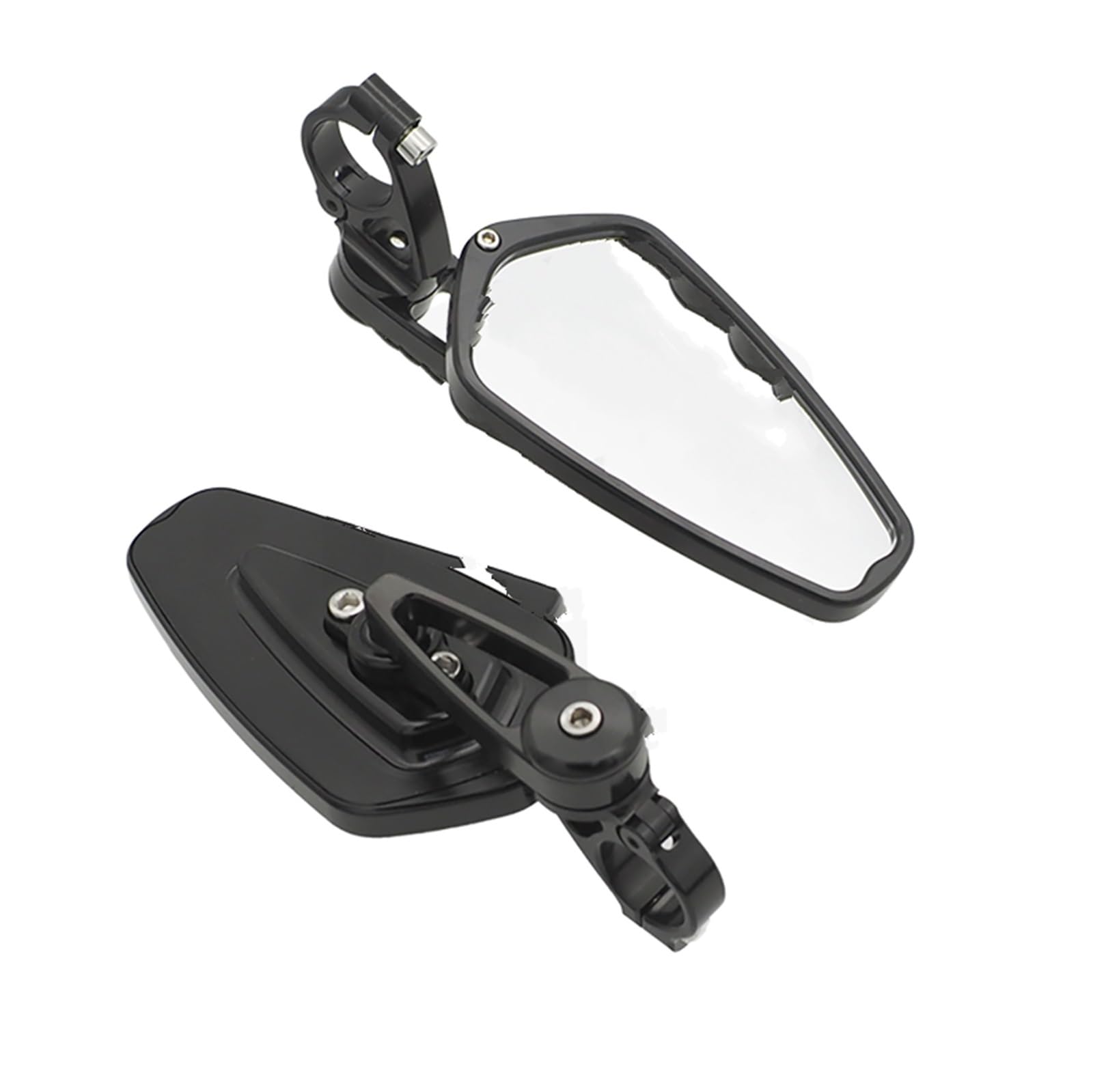 NIngJiaBhD Motorradspiegel Geändert Motorrad Rearview Außenspiegel Für MT09 Für MT03 Für YZF Für R1 Für R6 Für R7 Lenkerendenspiegel von NIngJiaBhD