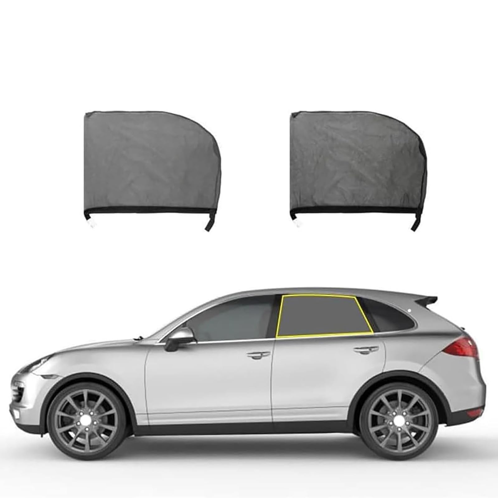 Auto Sonnenschutz Seitenscheiben Für Audi A3 8P Sportback 2003-2013, Fenster Sonnenschutz UV Schutz Elastizitä Autofenster Wärme Autozubehör, B/Rear-Window von NJFOEUDT