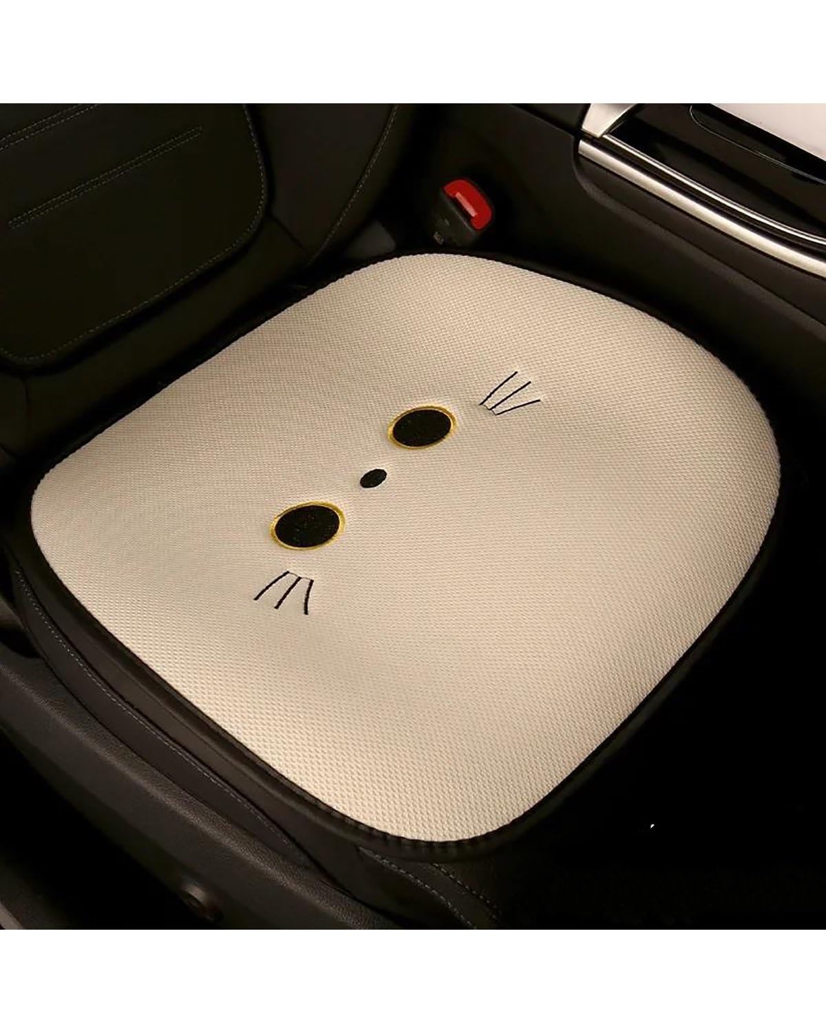 NJHZBH Autositzbezug Autositzkissen Cartoon Niedlich Rutschfester Atmungsaktiver Autositzkissenbezug Innenausstattung Autositzkissen(1pc Front seat pad) von NJHZBH