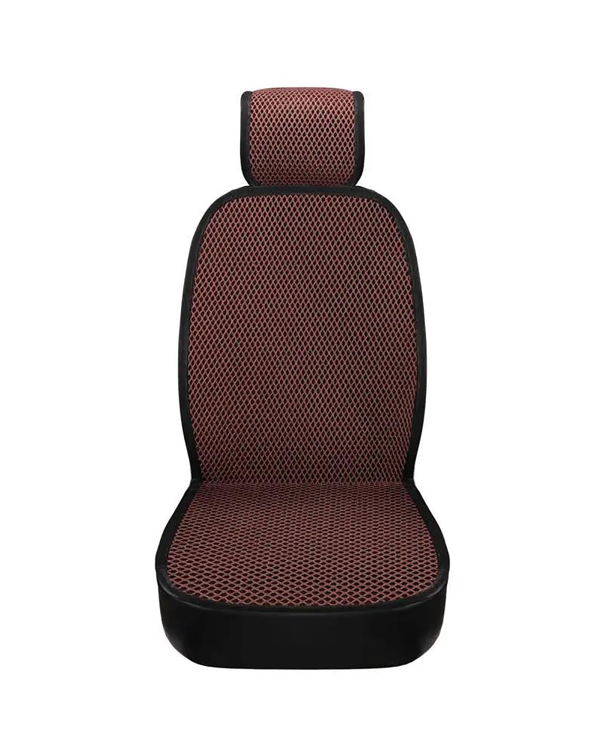 NJHZBH Autositzbezug Autositzkissen Plüsch Winterschutz Sitzkissen Vier Jahreszeiten Universal Autozubehör Autositzkissen(Brown Front 1pcs) von NJHZBH