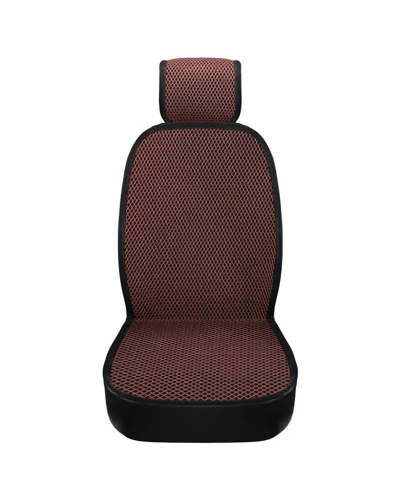 NJHZBH Autositzbezug Autositzkissen Plüsch Winterschutz Sitzkissen Vier Jahreszeiten Universal Autozubehör Autositzkissen(Brown Front 1pcs) von NJHZBH