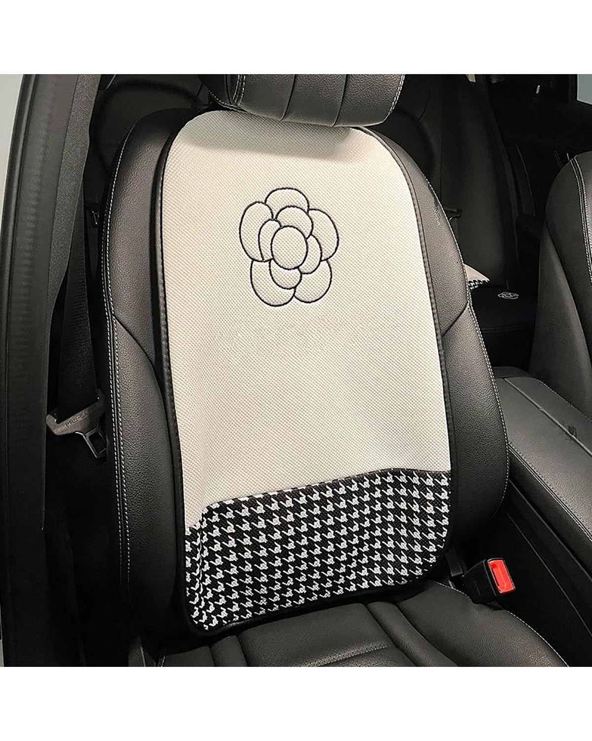 NJHZBH Autositzbezug Cartoon Camellia Four Seasons Universal Ice Silk Rücksitzkissen Autositzkissen Auto-Innenausstattung Autositzkissen(Backrest) von NJHZBH