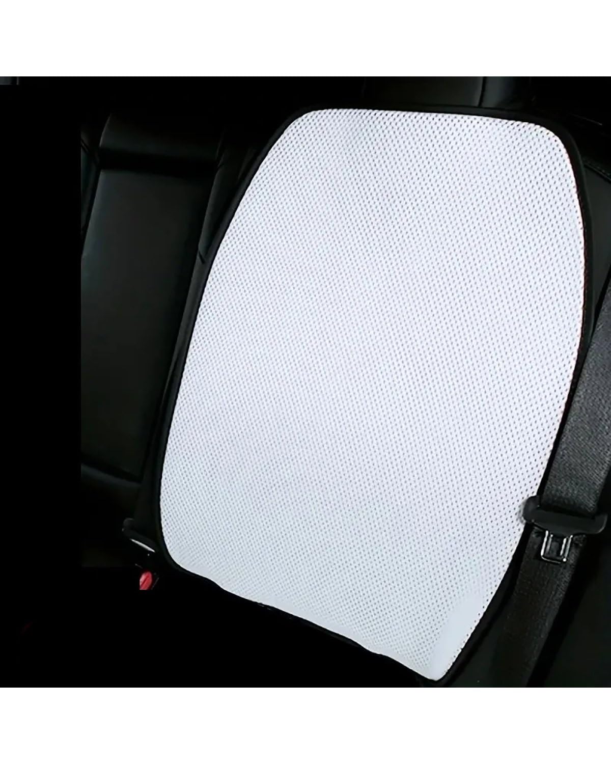 NJHZBH Autositzbezug Für TeslaES Geeignet Für Modell 3 Y Atmungsaktives Sommerkühlkissen Vorder- Und Rücksitzkissen Weißer Sitzbezug Aus Eisseide Autositzkissen(Backrest 1 pc) von NJHZBH