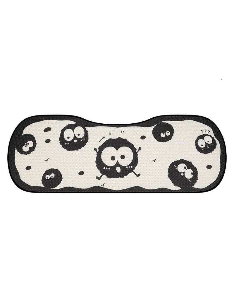 NJHZBH Autositzbezug Niedliches Autositzkissen Mit Cartoon-Motiv Atmungsaktive Eisseide Dekoratives Staubdichtes Innenzubehör Autositzkissen(1 x Back Cushion) von NJHZBH