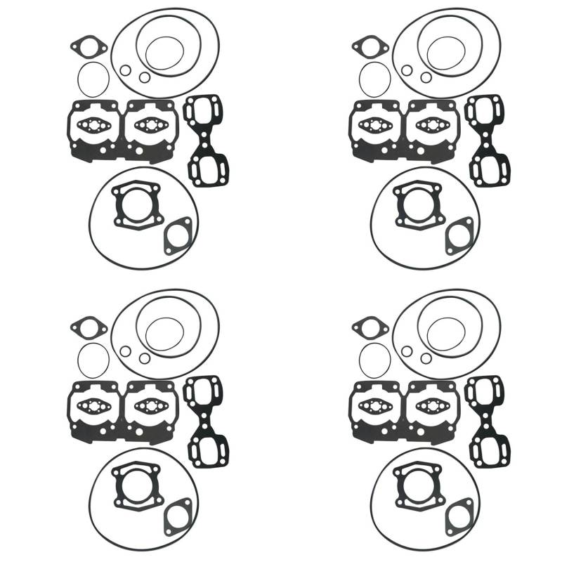 NJTHNTJR 4X Top End Dichtung & O-Ring Kit 1996 1997 96 97 für - GSX GTX XP 787 800 von NJTHNTJR