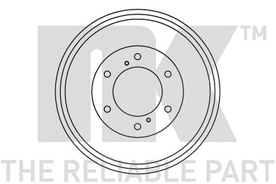 Nk Bremstrommel [Hersteller-Nr. 262204] für Nissan von NK