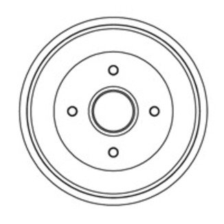 NK 251906 Bremstrommel von NK