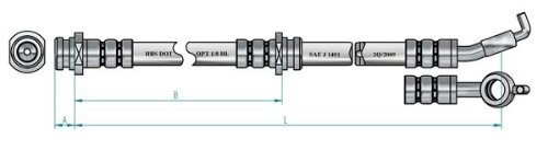 NK 853013 Bremsschlauch von NK