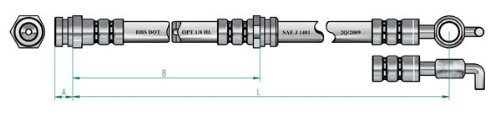 NK 853244 Bremsschlauch von NK