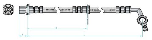 NK 8545130 Bremsschlauch von NK