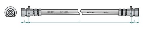 NK 859940 Bremsschlauch von NK