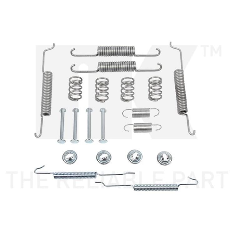 NK Zubeh?rsatz f?r Bremsbacken hinten Audi 80 A2 Seat Arosa Skoda Fabia I VW Golf III von NK