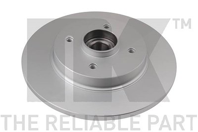 Nk 1x Bremsscheibe Hinten Voll mit Radlager [Hersteller-Nr. 311951] für Citroën, Ds, Peugeot von NK