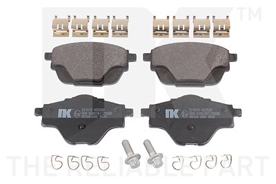 Nk Bremsbeläge hinten (Satz) [Hersteller-Nr. 221976] für Citroën, Ds, Opel, Peugeot, Vauxhall von NK