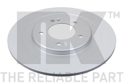 Nk 1x Bremsscheibe Hinterachse Voll [Hersteller-Nr. 313444] für Hyundai von NK