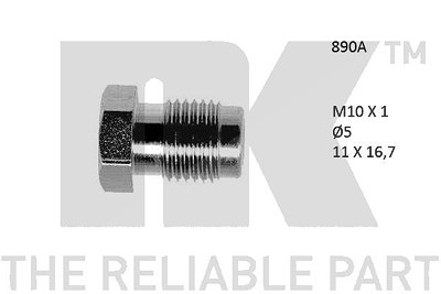 Nk Überwurfschraube [Hersteller-Nr. 890A] von NK