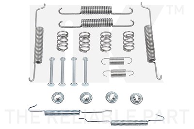 Nk Zubehörsatz, Bremsbacken [Hersteller-Nr. 7947680] für Skoda, Seat, Audi, VW von NK