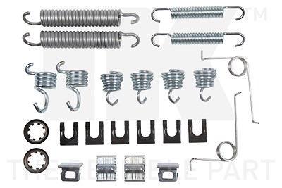 Nk Zubehörsatz, Bremsbacken [Hersteller-Nr. 7999545] für Dacia, Fiat, Peugeot, Renault von NK