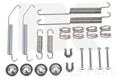 Nk Zubehörsatz, Bremsbacken [Hersteller-Nr. 79991034] für Citroën, Mitsubishi, Nissan, Peugeot von NK