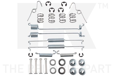 Nk Zubehörsatz, Bremsbacken hinten [Hersteller-Nr. 7925640] für Peugeot, Hyundai, Kia, Ford von NK