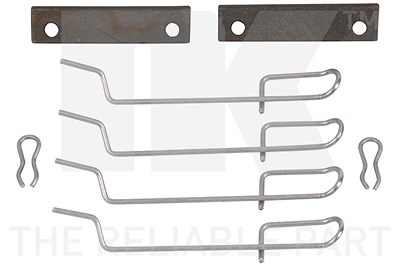 Nk Zubehörsatz, Scheibenbremsbelag [Hersteller-Nr. 7999125] für Citroën, Peugeot, Renault von NK