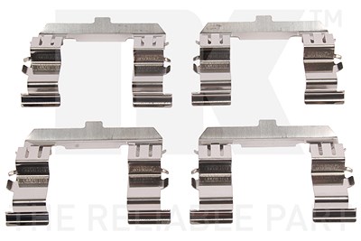 Nk Zubehörsatz, Scheibenbremsbelag [Hersteller-Nr. 79321715] für Ford, Mazda, Nissan von NK
