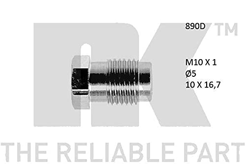 ÜBERWURFSCHRAUBE NR60 M10x1 Ø5;10x16,7 von NK