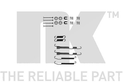 Nk Zubehörsatz, Bremsbacken [Hersteller-Nr. 7930761] für Mitsubishi von NK