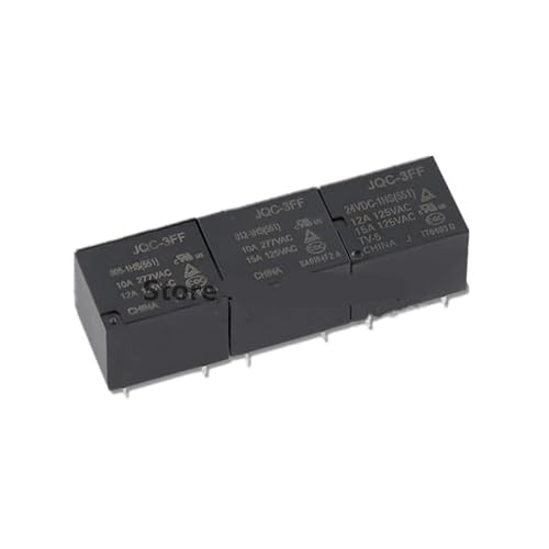 5PCS Relay JQC-3FF-5VDC-1HS JQC-3FF-12VDC-1HS JQC-3FF-24VDC-1HS 10A 4pins 5V 12V 24V JQC-3FF Relays NKALTECHC(JQC-3FF-005-1HS) von NKALTECHC