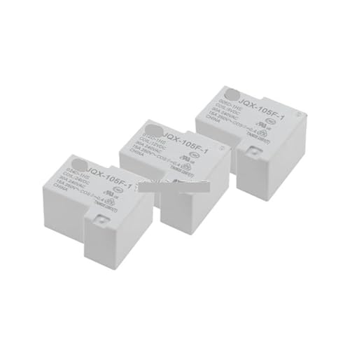 5Pcs Relays JQX-HF105F-1-005D-1HS HF105F-1-012D-1HS HF105F-1-024D-1HS 30A 250VAC 4PIN 5V 12V 24VDC 220A NKALTECHC(HF105F-1-005D-1HS) von NKALTECHC