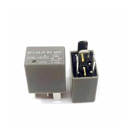 Relay 871-1A-D-R1 M33 871 1A D R1 M33 8711ADR1M33 12VDC DC12V 12V 4PIN auto relay NKALTECHC(Taglia unica) von NKALTECHC