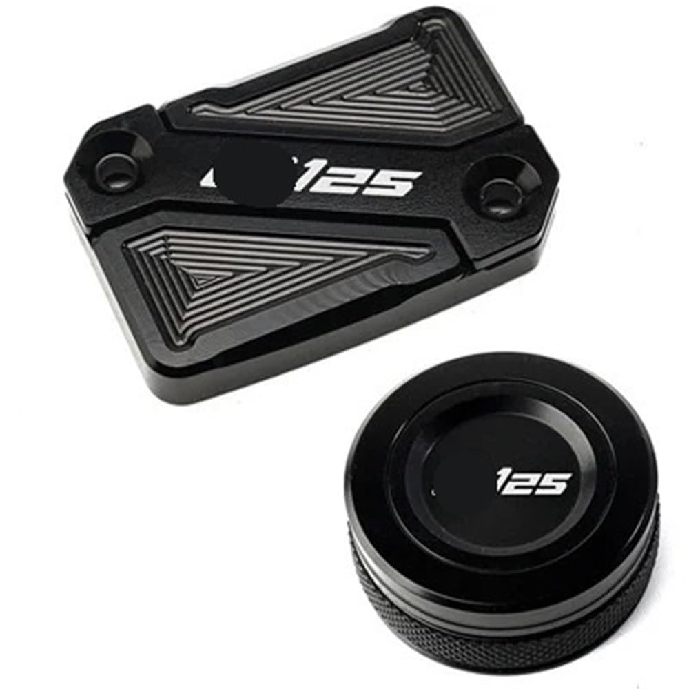 Bremspumpenabdeckung Für Ya&maha YZF R125 YZFR125 2008-2023 Motorrad Zylinder Abdeckung Vorne Hinten Brems Flüssigkeit Reservoir Kappe Öl Einfülldeckel von NLEZIZ