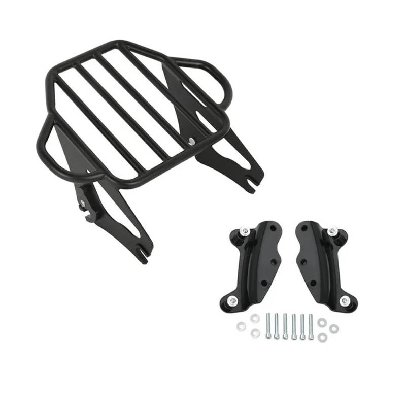 Gepäckträger Für Ha&rley Für Touring Für Road Für King Für Road Für Glide 2009-2013 Motorrad-Rückenlehne Gepäckträger Docking Kit Sitz Gepäckträger von NLEZIZ